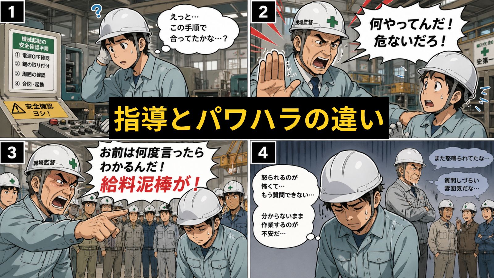 【経営者・人事担当者様へ】現場の「熱い指導」が会社を揺るがす？離職と事故で数千万円を失う前に知っておきたいハラスメント対策